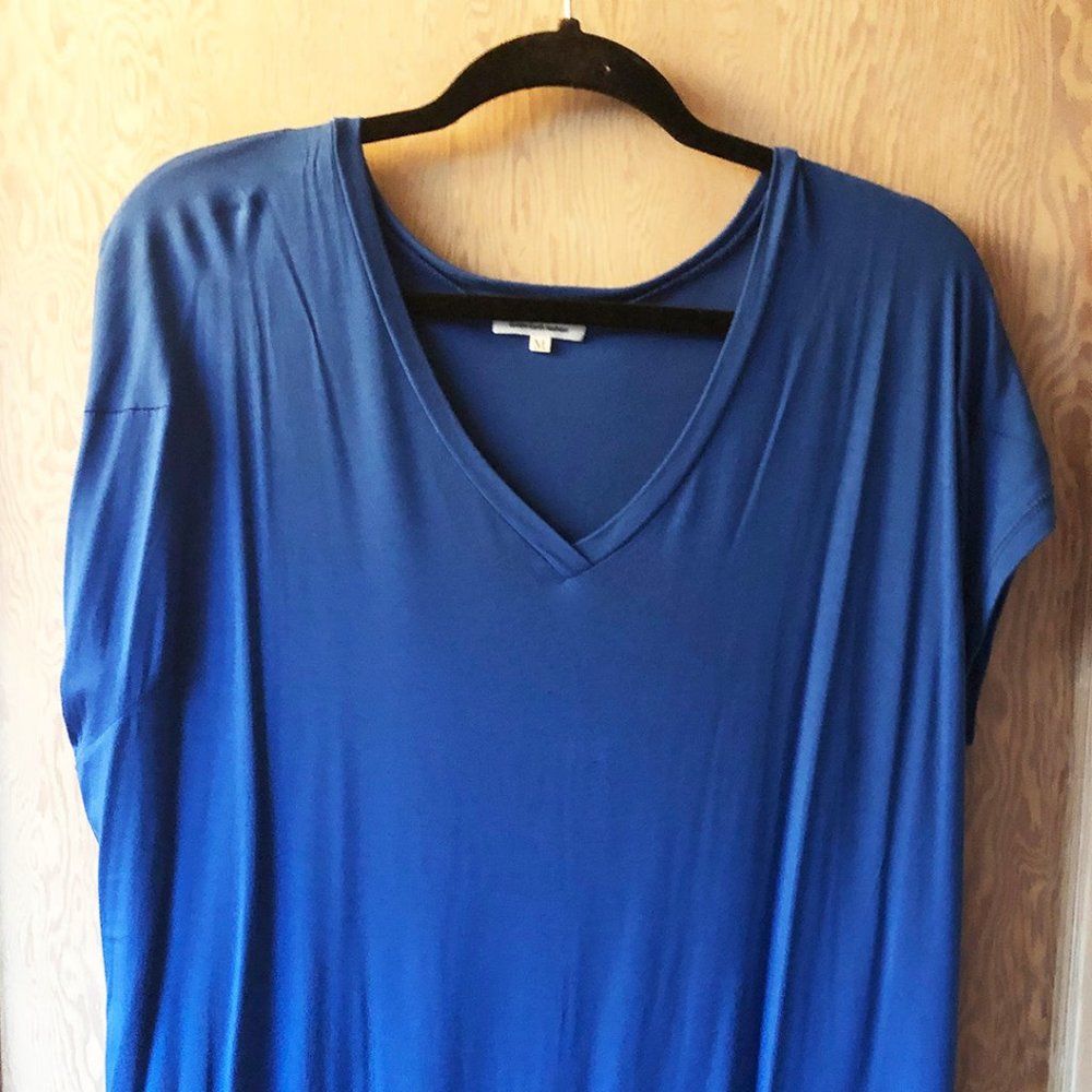 Piko Sleeveless Royal Blue Top M Oversized